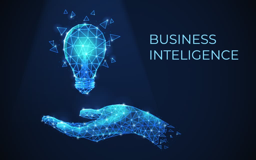 Business intelligence platform dashboard showing executive KPIs and analytics