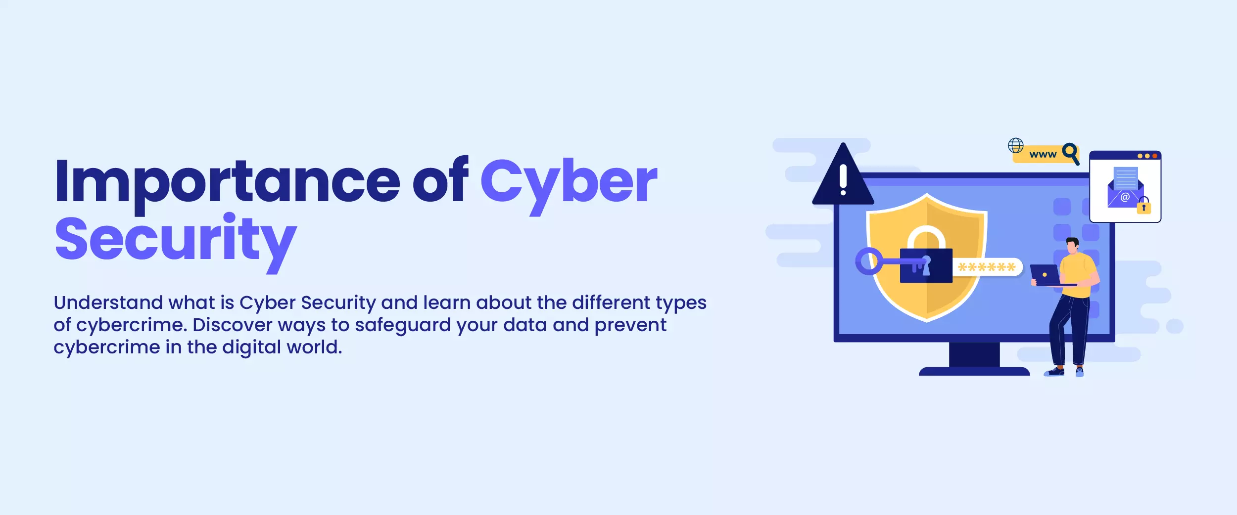 Cybersecurity lock with digital background